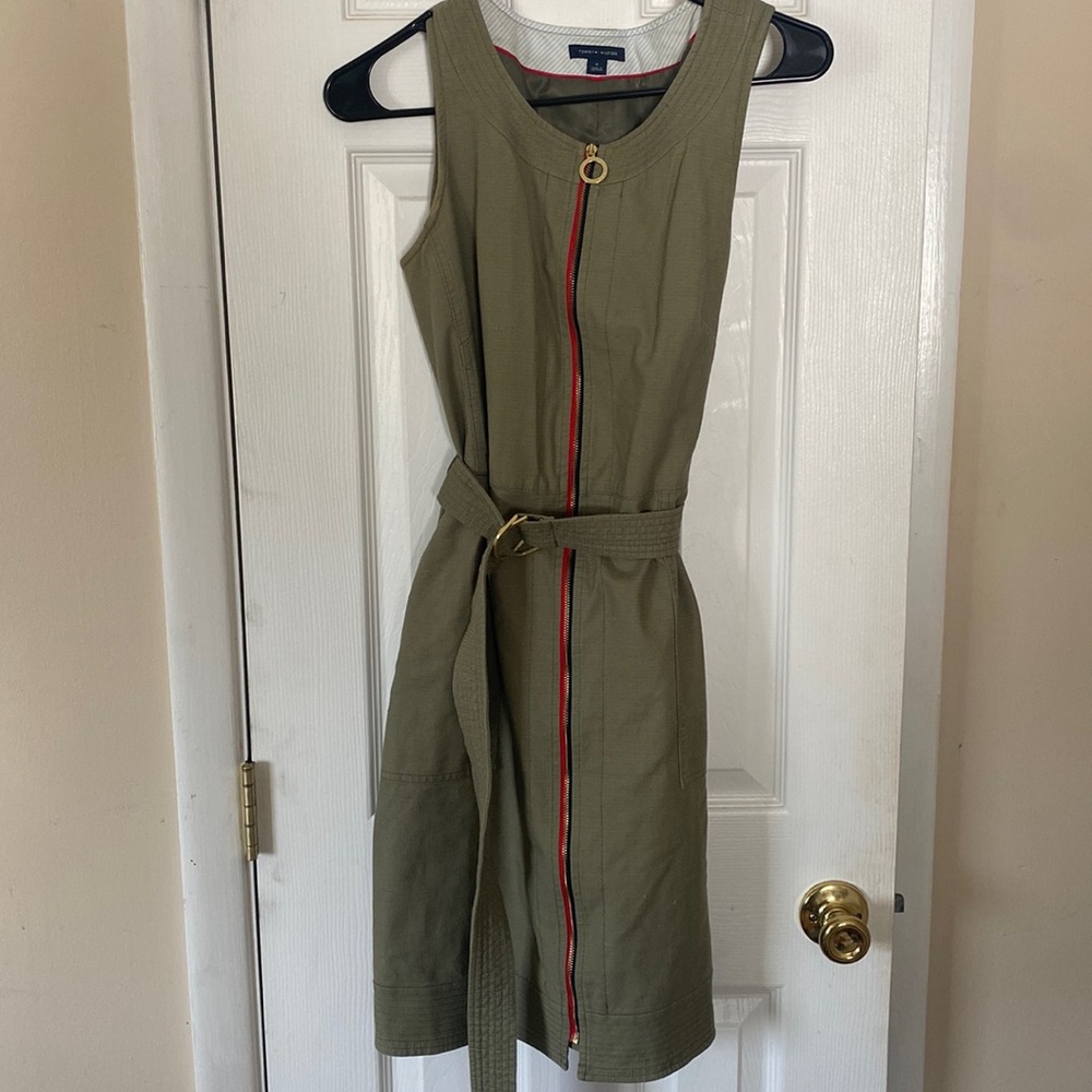 Tommy Hilfiger army green dress